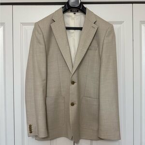 Express Mens Beige Blazer 40L